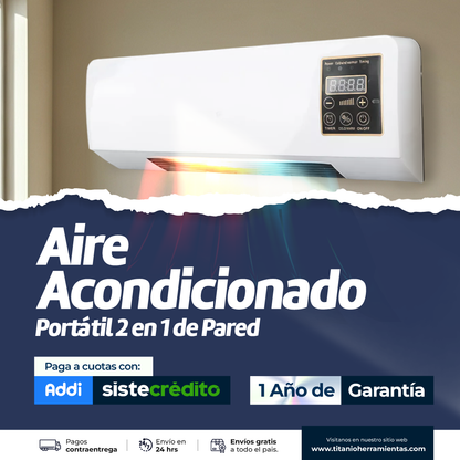 Aire Acondicionado Portátil 2 en 1