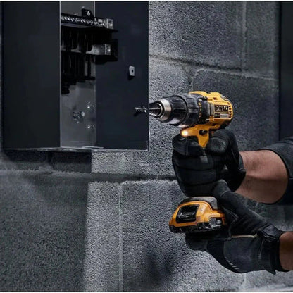 Taladro Percutor inalámbrico DEWALT 68V + 2 baterías + accesorios