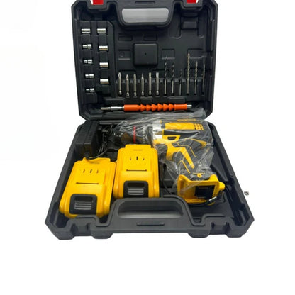 Taladro Percutor inalámbrico DEWALT 68V + 2 baterías + accesorios